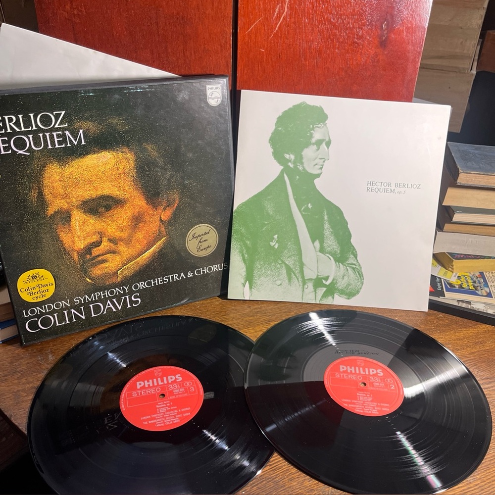 BERLIOZ REQUIEM Colin Davis London Symphony Orchestra 33 1/3 LP Philips